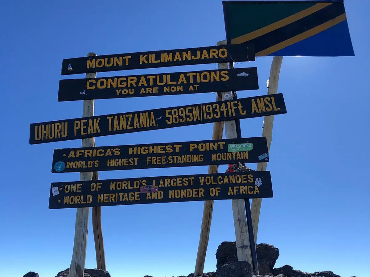 8 days Kilimanjaro Lemosho route