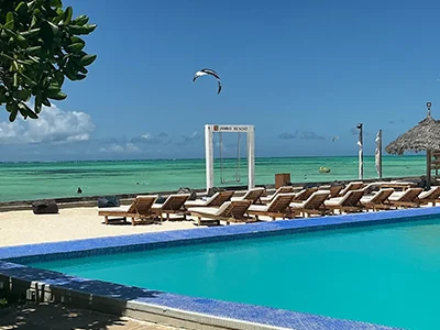 Amour Beach Villas romantic beachfront villas in Paje Zanzibar, an ideal end to a honeymoon luxury safari Tanzania
